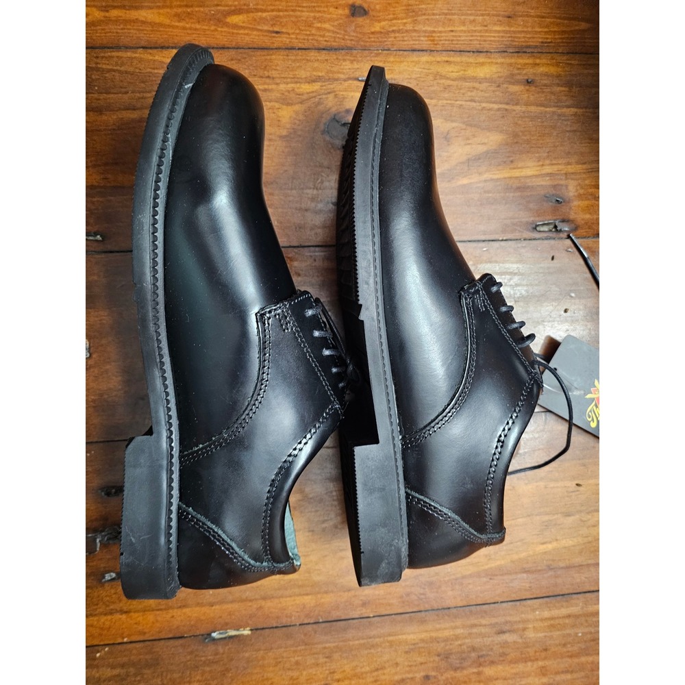 Thorogood 834 6041 Black Leather Oxford Slip Resisting Mens Dress Shoes Size 8 M - Picture 4 of 5